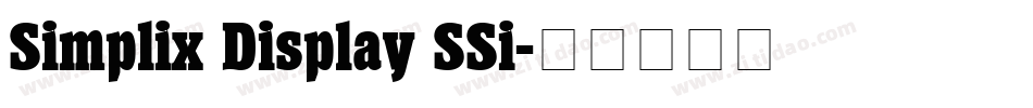 Simplix Display SSi字体转换